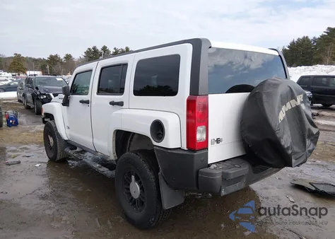 2007 Hummer H3 Suv z USA, uszkodzony, nr VIN 5GTDN13E078219402